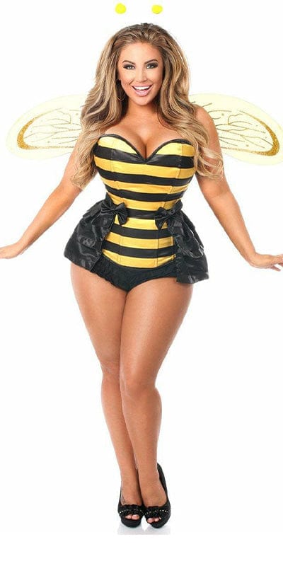 Sexy Deluxe 5 Piece Queen Bee Corset Halloween Costume Musotica.com