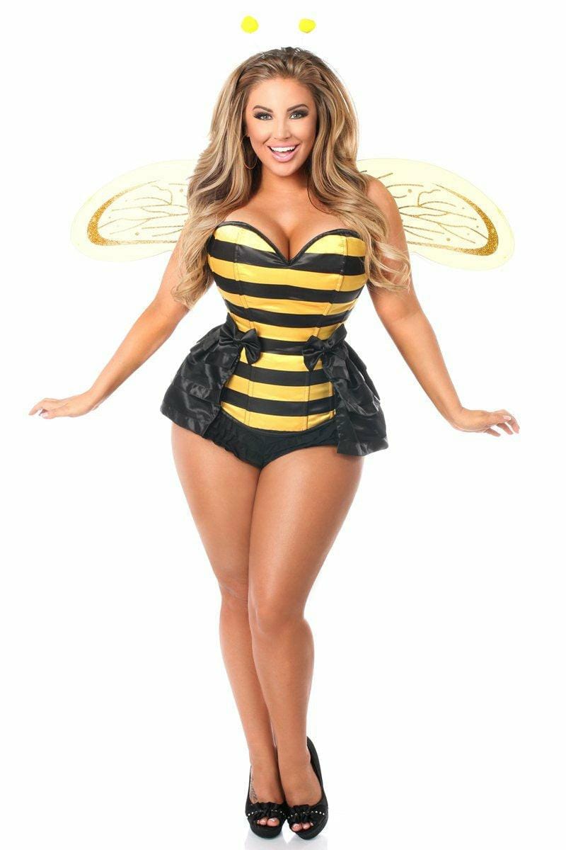 Sexy Deluxe 5 Piece Queen Bee Corset Halloween Costume Musotica.com