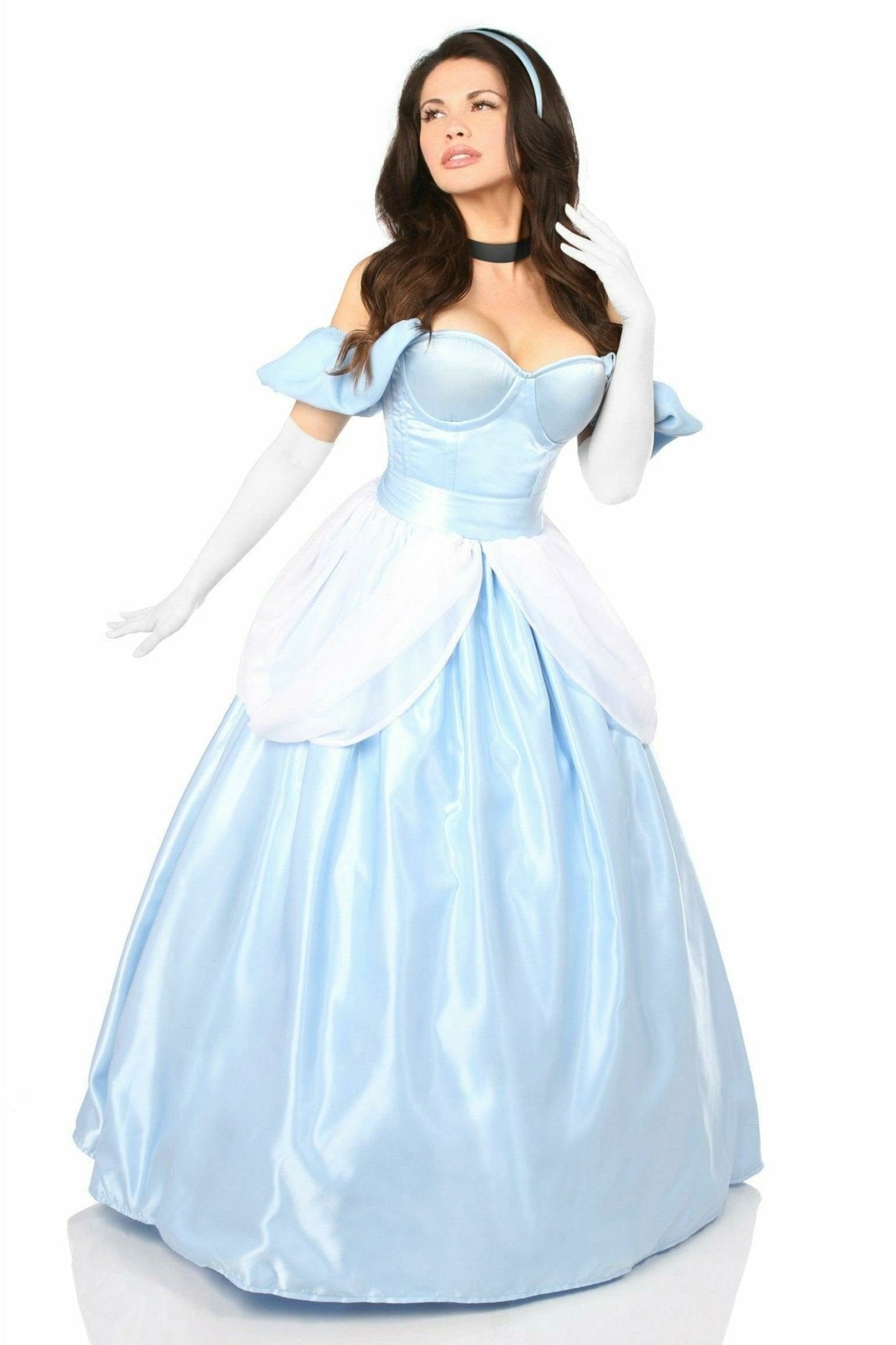 Sexy Deluxe 6 Piece Fairytale Princess Corset Halloween Costume Musotica.com