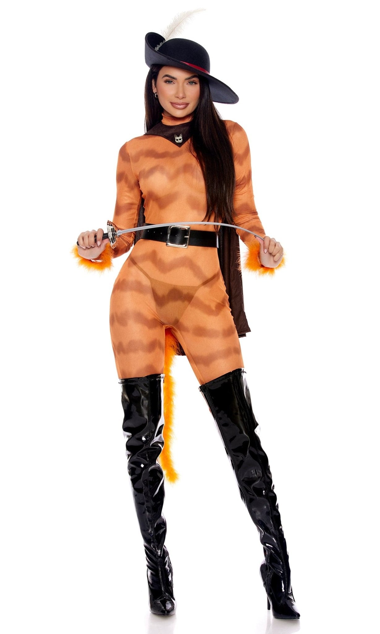 Sexy Feline Fencer Puss Halloween Costume Musotica.com