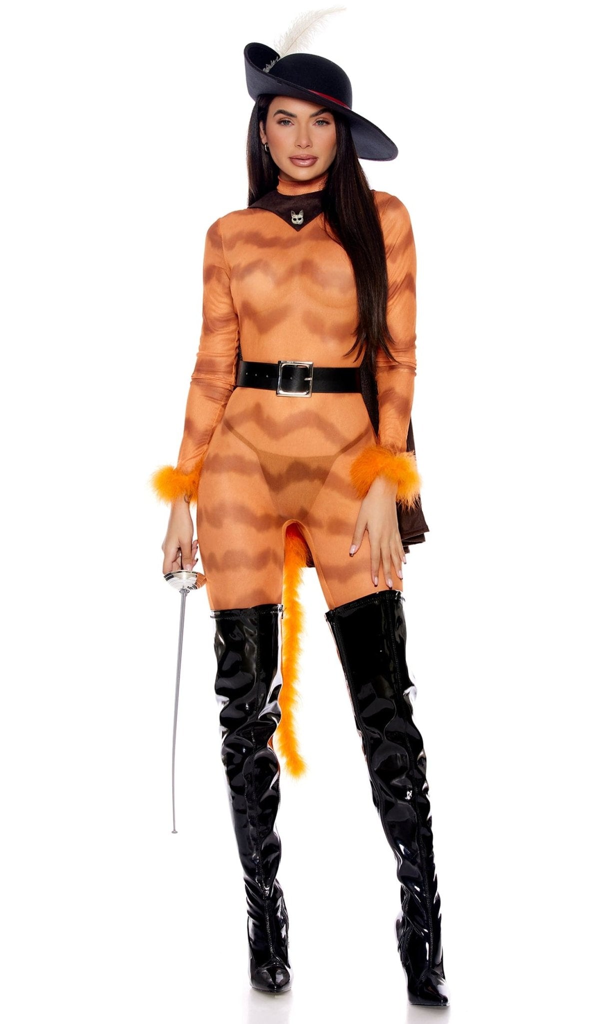 Sexy Feline Fencer Puss Halloween Costume Musotica.com