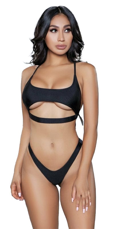 Sexy Gigi Two Piece Cut Out Crop and Thong Bikini Musotica.com