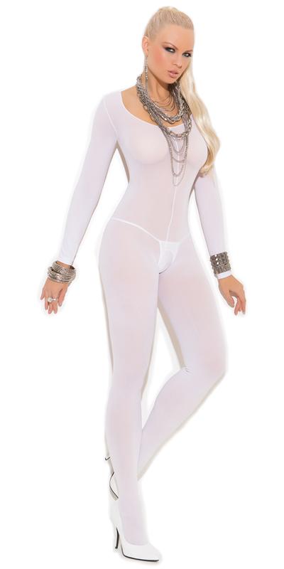 Sexy Hooked Sheer Long Sleeve Bodystocking Musotica.com