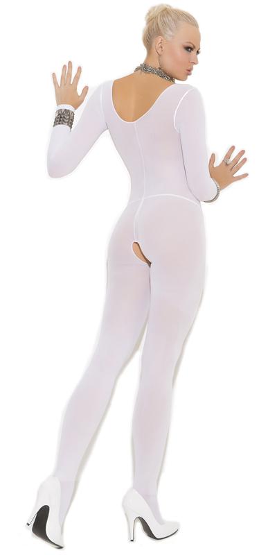 Sexy Hooked Sheer Long Sleeve Bodystocking Musotica.com