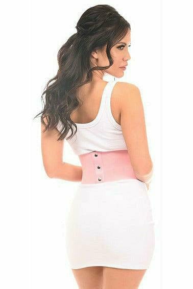 Sexy Light Pink Lace Corset Belt Cincher Musotica.com