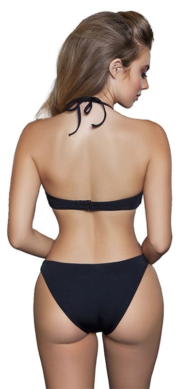 Sexy Nina Strappy Cut Out Plunge Swimsuit Musotica.com