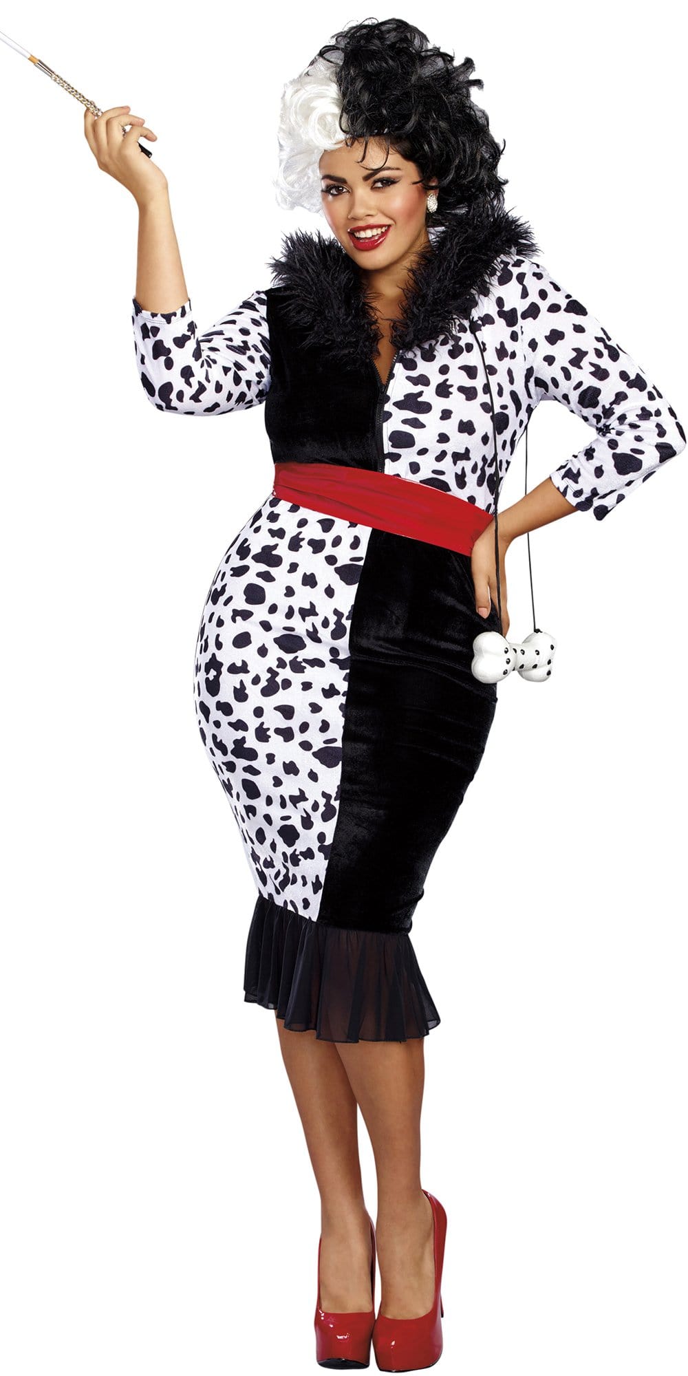 Sexy Plus Size Dalmatian Diva Women's Costume Musotica.com