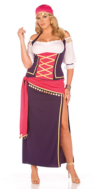 Sexy Plus Size Fortune's Told Gypsy Costume