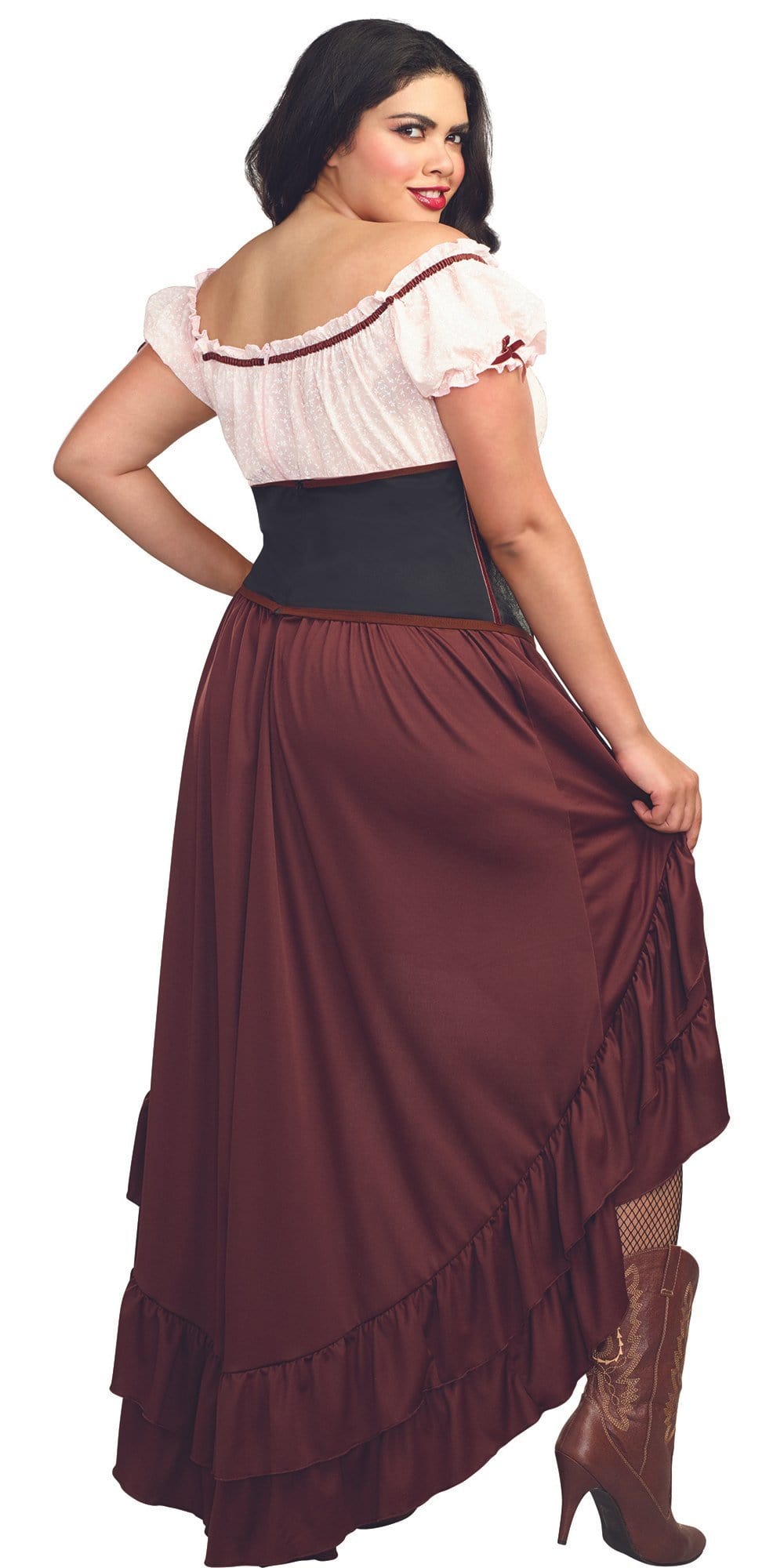 Sexy Plus Size Saloon Gal Wild West Women's Costume Musotica.com