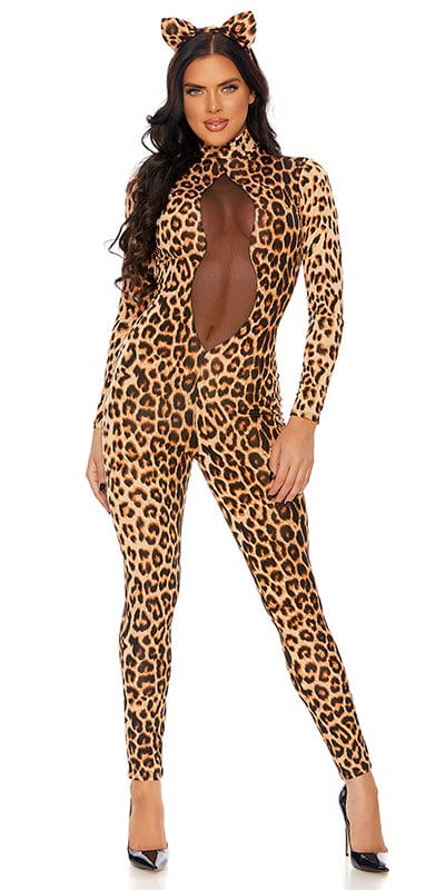 Sexy Pouncing Leopard Halloween Costume