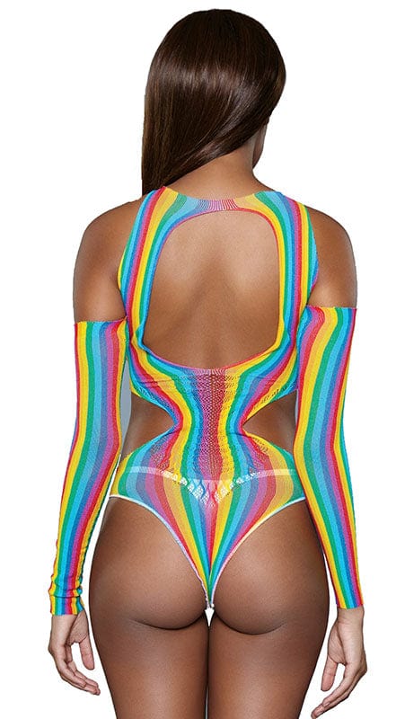 Sexy Rainbow Love Bodysuit Musotica.com