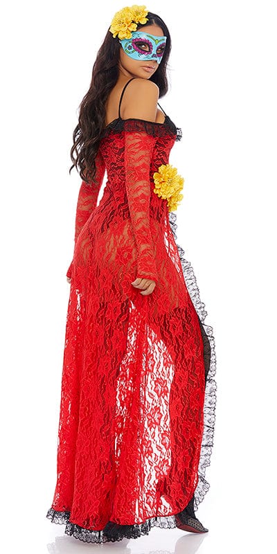 Sexy Reina De Muerte Day of the Dead Costume Musotica.com