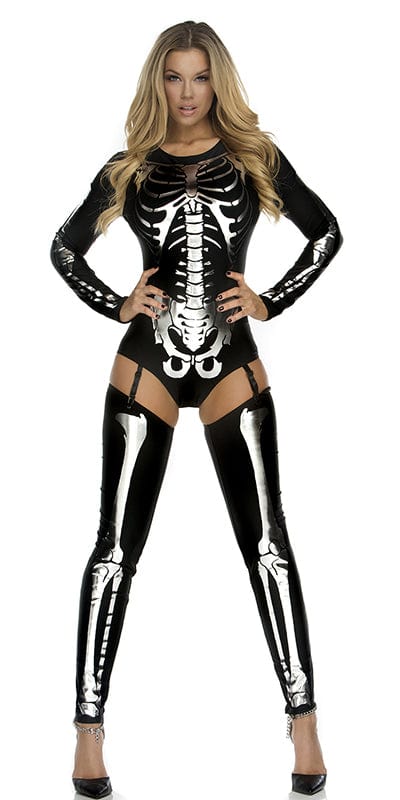 Sexy To The Bone Skeleton Halloween Costume Musotica.com