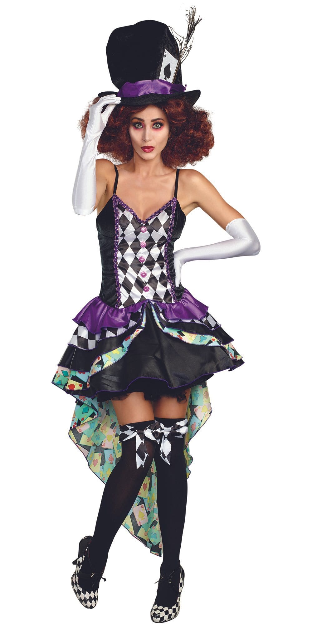 Sexy Whimsical Hatter Madness Storybook Women's Costume Musotica.com
