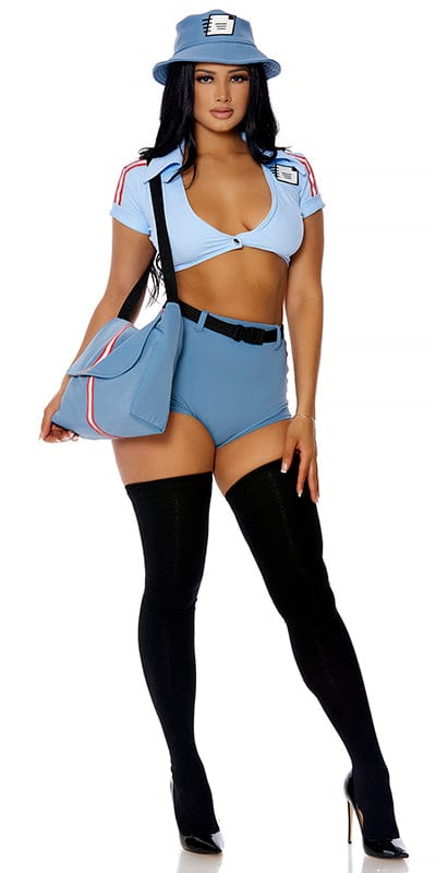 Sexy You've Got Mail Postal Delivery Halloween Costume Musotica.com