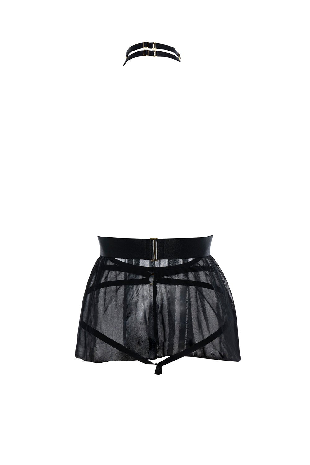 Strapped Babydoll and Open Panty Set Musotica.com