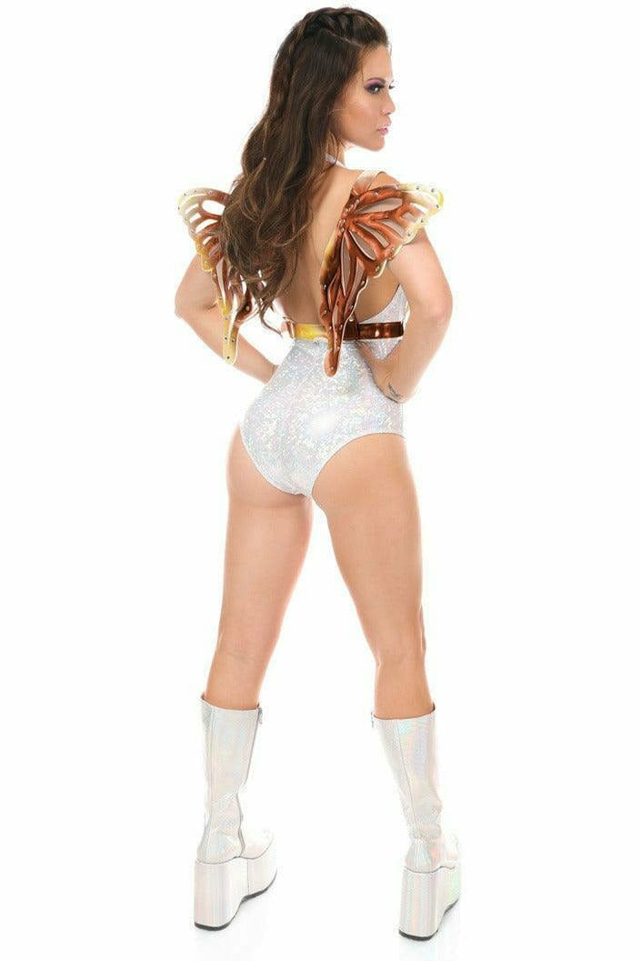 Sunset Hologram Large Butterfly Wing Body Harness Musotica.com