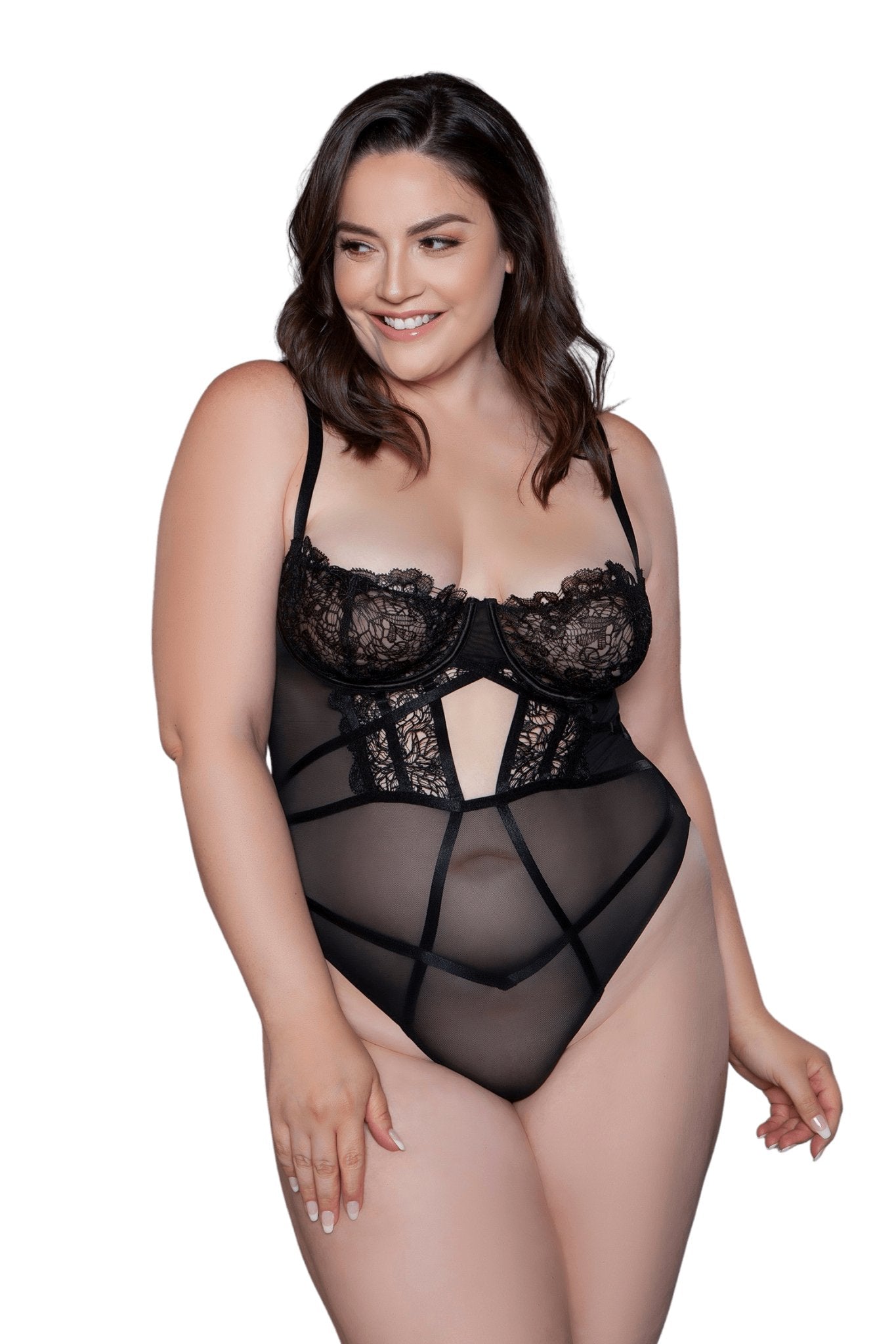 Underwire Micromesh Bodysuit Musotica.com